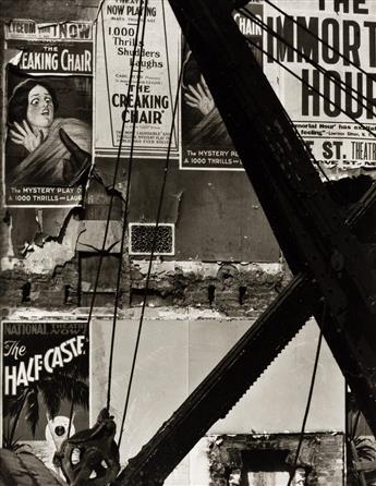 RALPH STEINER (1899-1986) Fire escape * Posters * Always Camels.